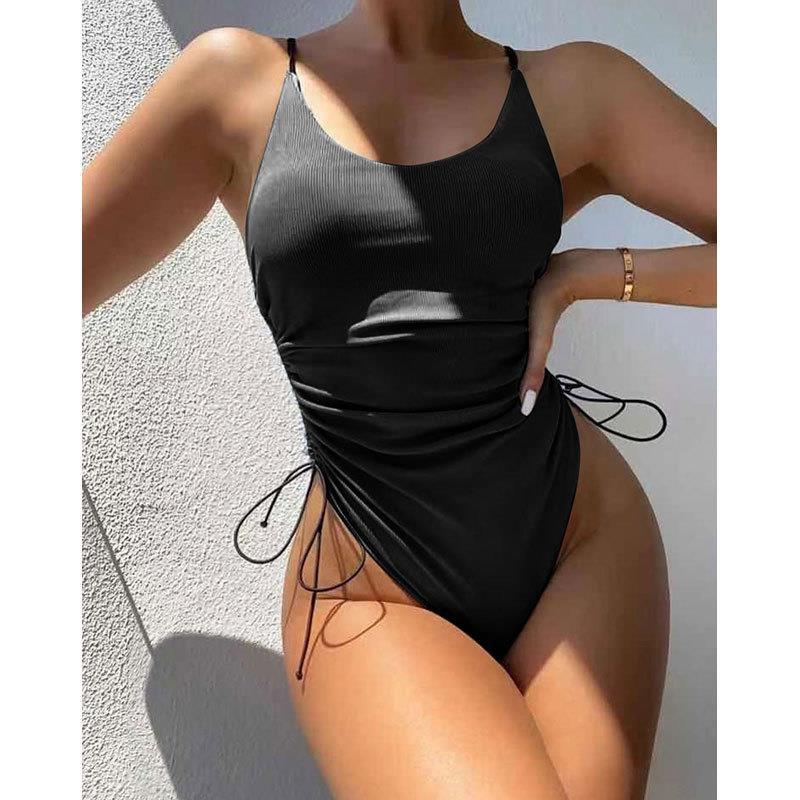 Wholesale One-piece Polyester Swimwear